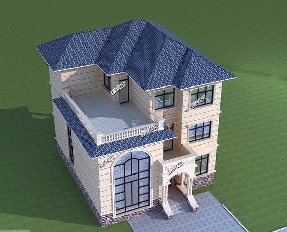 家大業(yè)大就建這棟歐式豪華三層別墅，面子里子都全了