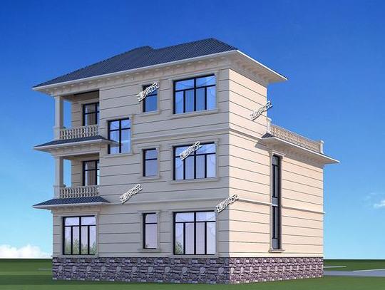 家大業(yè)大就建這棟歐式豪華三層別墅，面子里子都全了