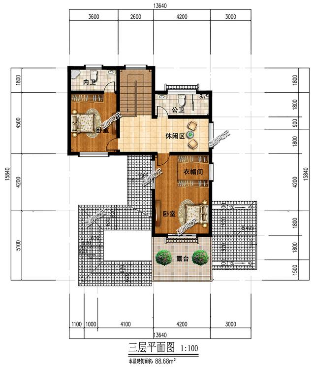 建了棟三層徽派別墅，我家是村里最美的，漂亮接地氣，享受極了