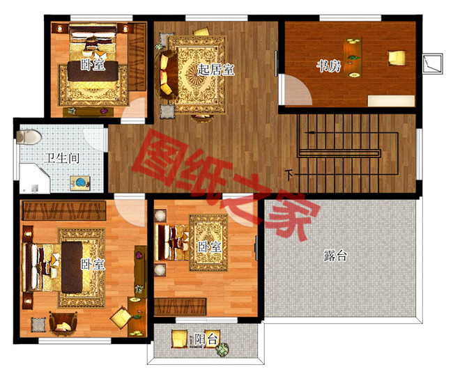 農村30萬別墅款式圖片及設計圖，耐看又實用的二層小別墅！