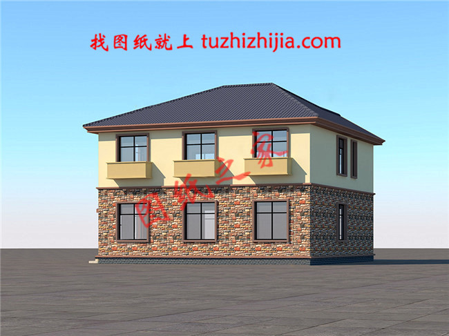 農村30萬別墅款式圖片及設計圖，耐看又實用的二層小別墅！