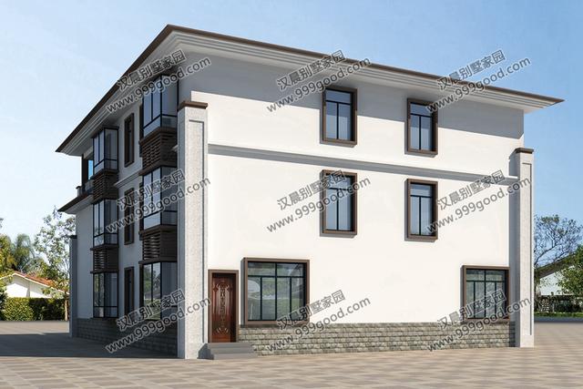 中風格三層別墅戶型圖，這就是未來最漂亮的農村房屋