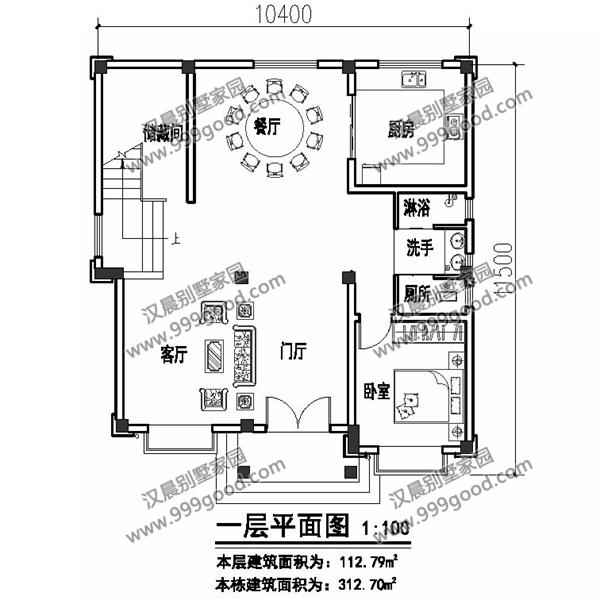 中風格三層別墅戶型圖，這就是未來最漂亮的農村房屋