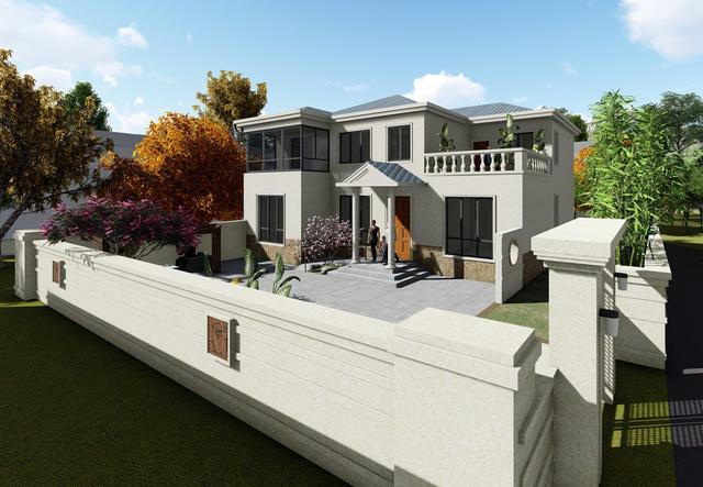 18年最新農村二層別墅戶型圖及效果圖，6室3廳主體只要35萬！