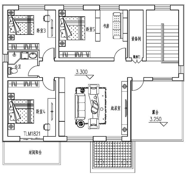 18年最新農村二層別墅戶型圖及效果圖，6室3廳主體只要35萬！