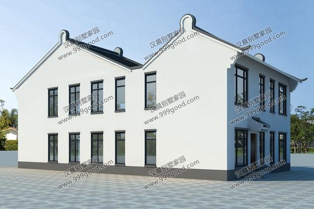 自建房造價是多少？這3套新中式帶庭院別墅設計給你答案！