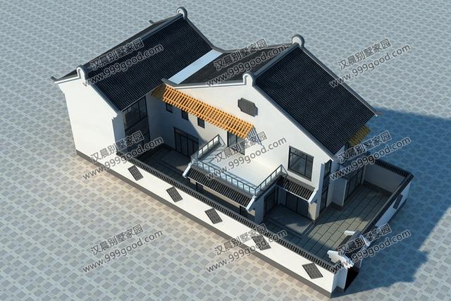 自建房造價是多少？這3套新中式帶庭院別墅設計給你答案！