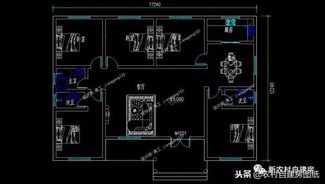 5套農(nóng)村一層別墅設(shè)計圖，10萬15萬20萬就能建好，你看中哪款了