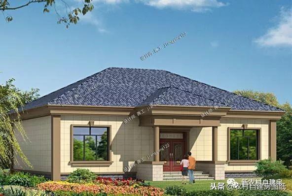 5套農(nóng)村一層別墅設(shè)計圖，10萬15萬20萬就能建好，你看中哪款了