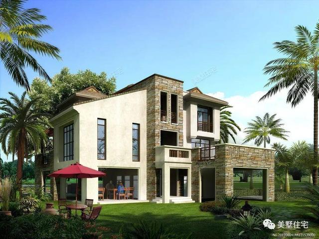 從500套別墅設計中精選10套送給大家，各種風格，你要的這都有！