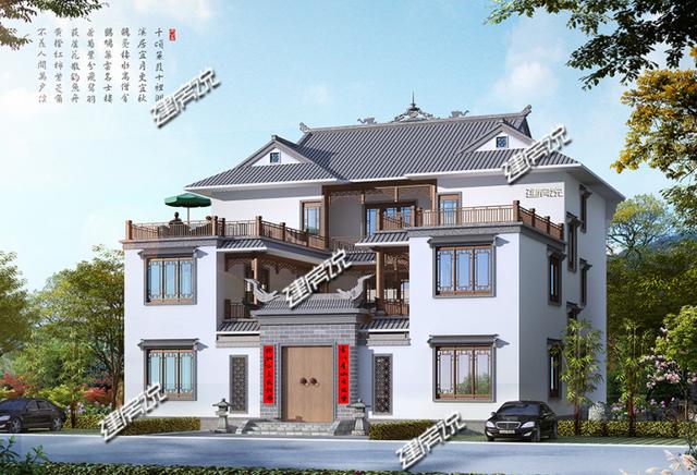 見了這棟最漂亮的四合院別墅，一下就成了全村的焦點，鄰居天天來串門