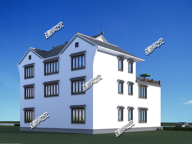 見了這棟最漂亮的四合院別墅，一下就成了全村的焦點，鄰居天天來串門