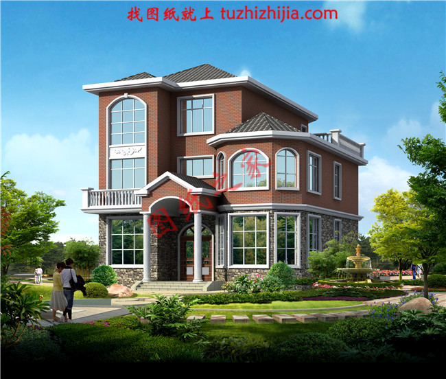 非常好看的農(nóng)村二層半別墅設(shè)計，建成后一定會被村里人踏破門檻！