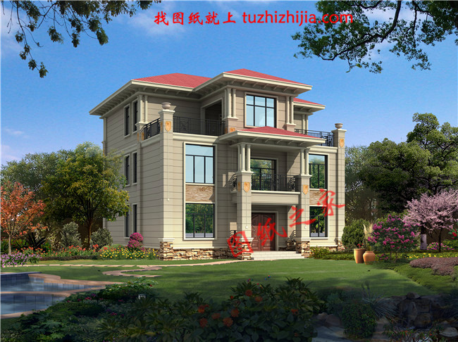 非常好看的農(nóng)村二層半別墅設(shè)計，建成后一定會被村里人踏破門檻！