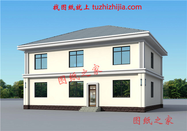 新農(nóng)村二層樓房圖片造價25萬設(shè)計，大家都能建起這么漂亮的小別墅！