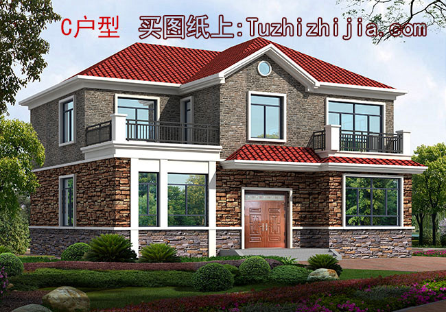 新農(nóng)村二層樓房圖片造價25萬設(shè)計，大家都能建起這么漂亮的小別墅！