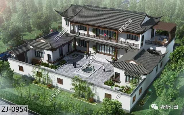 最適合養老的農村別墅設計，除了這棟中式合院，再也找不出別的