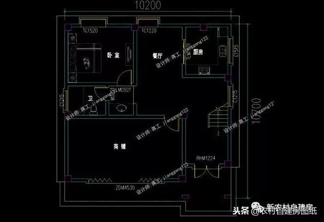 7套100平左右的農村別墅設計圖紙，4套二層3套三層，小戶型精致實用！