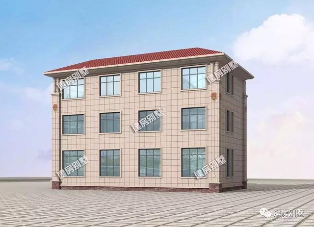 16×9米三層農村別墅設計方案，光臥室就是12個，氣派又實用