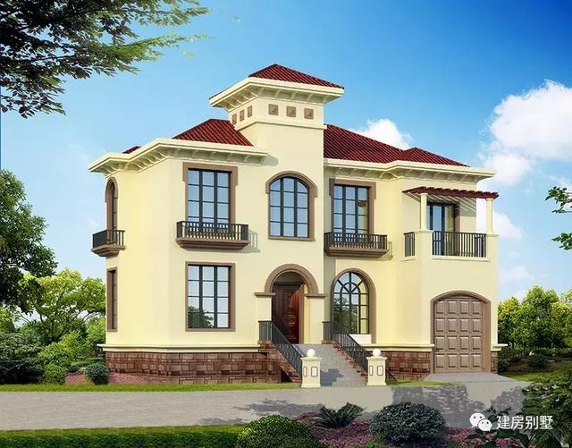 在農村老家建一棟漂亮的小別墅，15套外觀效果圖，每個都是溫馨舒適的家