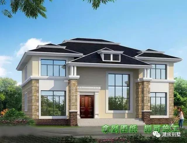 在農村老家建一棟漂亮的小別墅，15套外觀效果圖，每個都是溫馨舒適的家