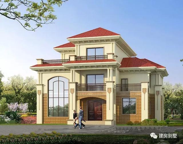 在農村老家建一棟漂亮的小別墅，15套外觀效果圖，每個都是溫馨舒適的家