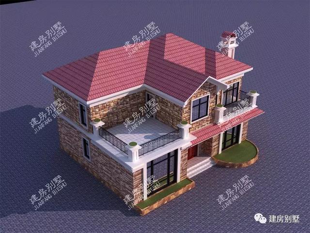 曬曬我家新建的小別墅，模樣漂亮精致迷人，全村難找第二棟