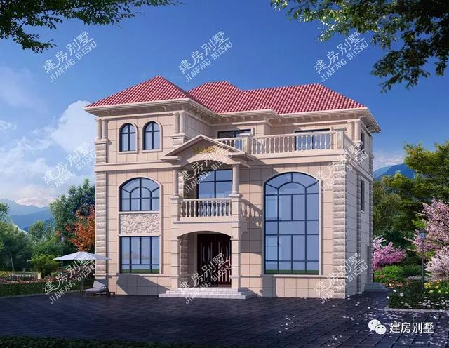 兩套歐式風格農村三層自建房，面寬都是13米，各自粉絲都很多