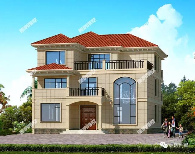 兩套歐式風格農村三層自建房，面寬都是13米，各自粉絲都很多