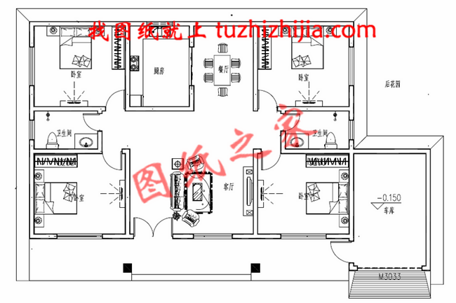 農(nóng)村12萬(wàn)自建一層平房設(shè)計(jì)圖，讓父母的養(yǎng)老生活溫馨舒適！