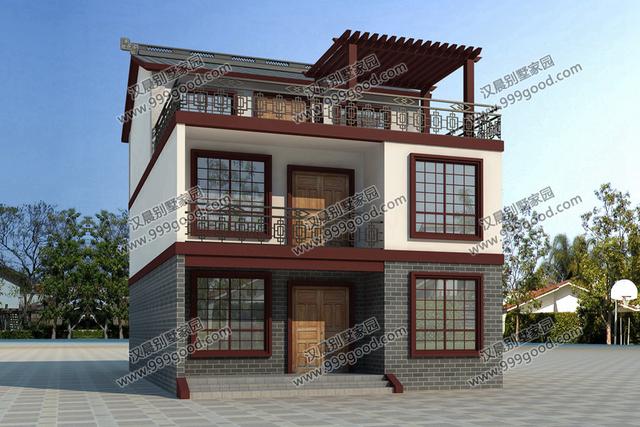 2套中式風(fēng)格農(nóng)村別墅戶型圖，看見了就挪不開眼，美爆了的民族風(fēng)！