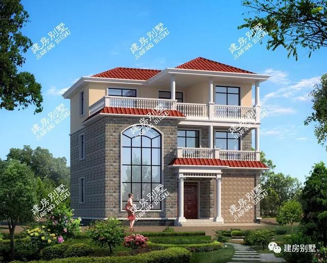 兩套能住一輩子的三層別墅設計，美觀實用可以兼得，建了的都說好