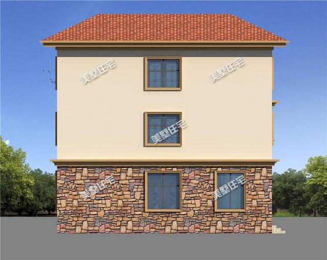 11x10米三層別墅設(shè)計圖紙，外觀大氣時尚，建起來就是高富帥！