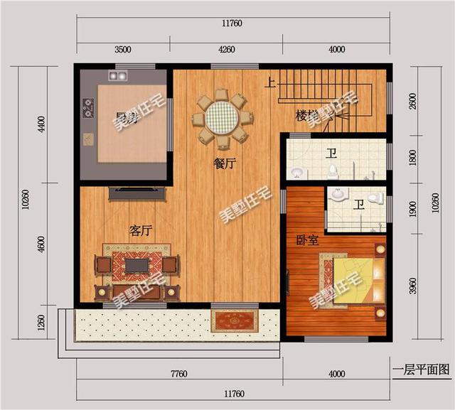 11x10米三層別墅設(shè)計圖紙，外觀大氣時尚，建起來就是高富帥！