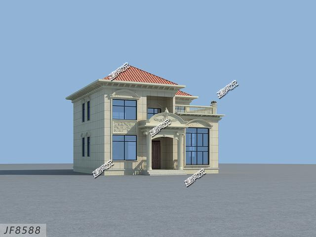 小宅基地就應該這樣建房，這3套二層別墅設計好看極了，豪宅既視感爆棚