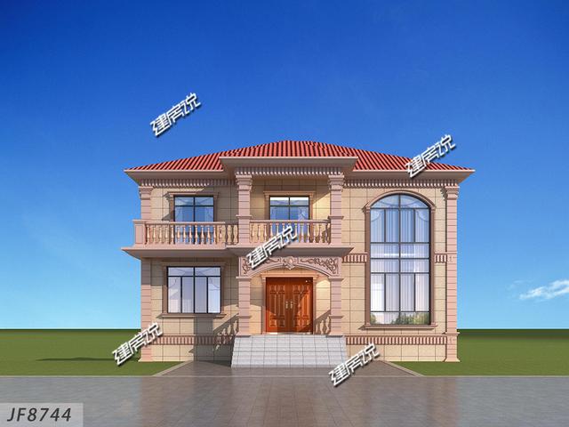 小宅基地就應該這樣建房，這3套二層別墅設計好看極了，豪宅既視感爆棚