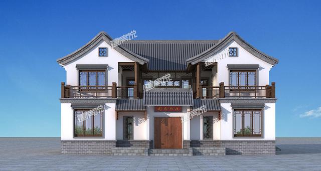 適合農村大家庭建造的四合院別墅設計圖，顏值高造價低，非常經濟實用！