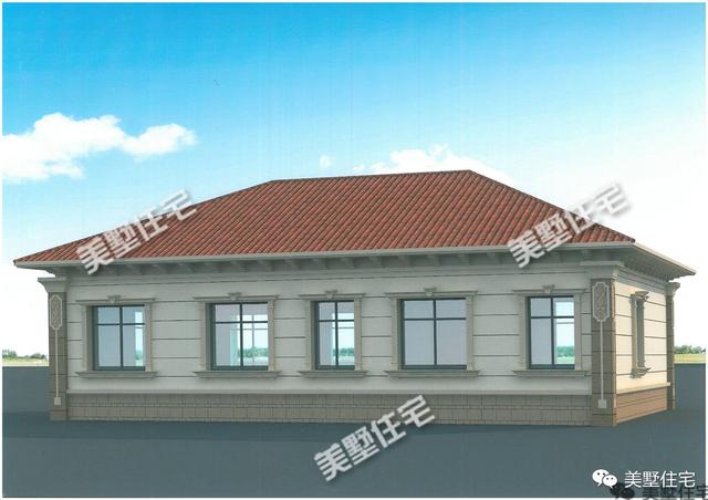 三款農村平層別墅設計圖，2廳4臥造價10萬起，1最好看2帶院子