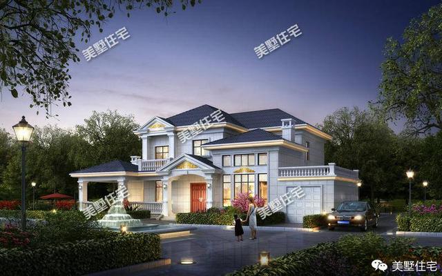 8套新農(nóng)村小二層別墅設(shè)計圖，設(shè)計都帶陽臺，毛坯造價30萬左右