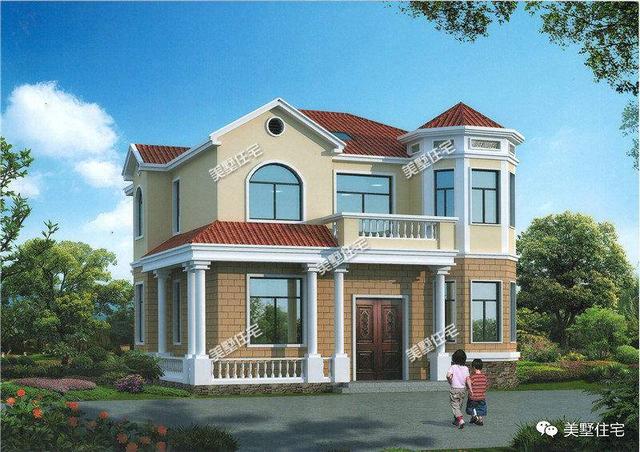 買房不如自建別墅，8套農村二層別墅設計，戶型方正，精致實用！