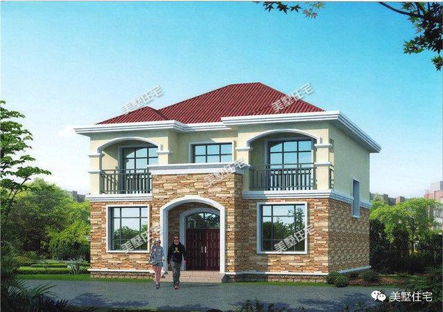 買房不如自建別墅，8套農村二層別墅設計，戶型方正，精致實用！