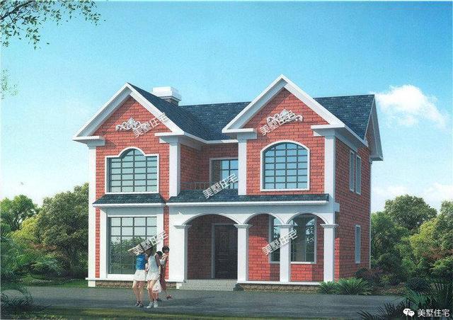 12×10米歐式別墅設計，一套二層、兩套三層，這樣的設計50年不過時