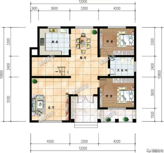 12×10米歐式別墅設計，一套二層、兩套三層，這樣的設計50年不過時