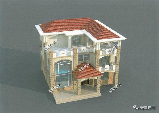 12×10米歐式別墅設計，一套二層、兩套三層，這樣的設計50年不過時