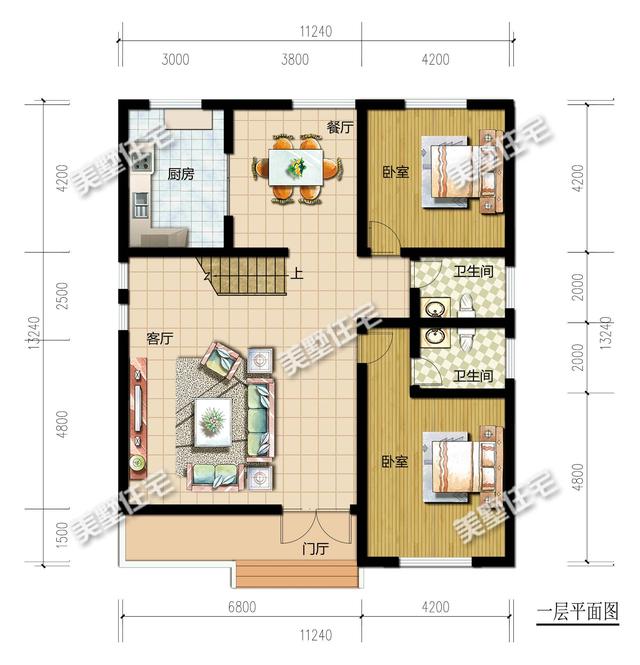 現(xiàn)代簡約型三層別墅設(shè)計，8臥6衛(wèi)帶露臺，經(jīng)濟實用人人夸！