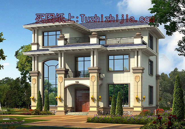 新農村二層半別墅設計圖，村里人看了都說好！