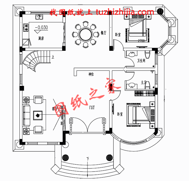 新農村二層半別墅設計圖，村里人看了都說好！