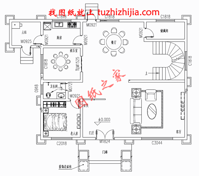 新農村二層半別墅設計圖，村里人看了都說好！