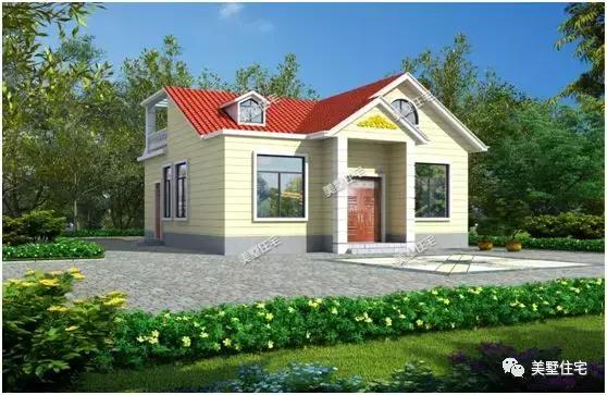 一層經典實用別墅設計圖，最低15萬建造，人人見了都喜歡。