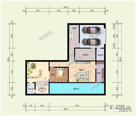 一層經典實用別墅設計圖，最低15萬建造，人人見了都喜歡。